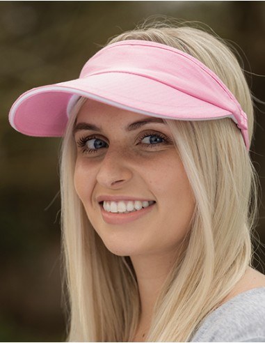 R-RC048X-Herringbone Sun Visor With Sandwich Peak